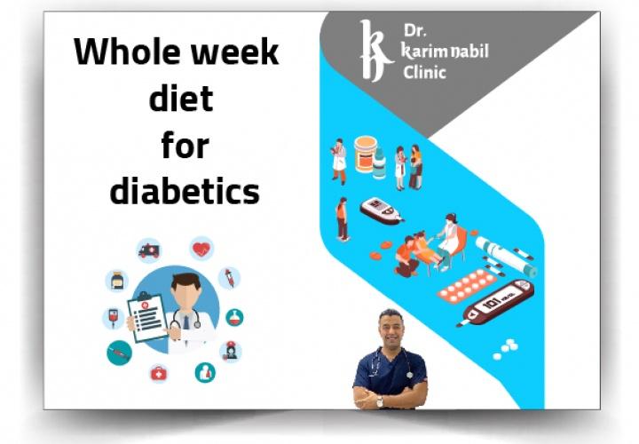  Whole week diet for diabetics